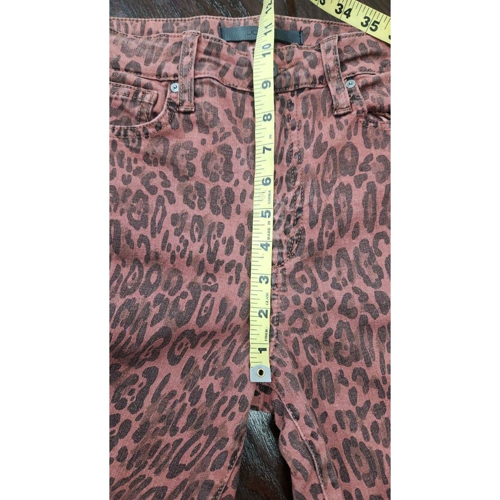 Excellent Joes Size 27 High Rise Skinny Leopard Print Jeans - Picture 5 of 11